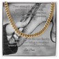 Shop our cuban link chain your strength and wisdom featuring the 18K Yellow Gold Finish style option from MySisterIsASurvivor.