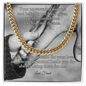 Shop our cuban link chain your unwavering support featuring the 18K Yellow Gold Finish style option from MySisterIsASurvivor.