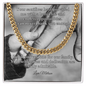 Shop our cuban link chain your sacrifices have provided me featuring the 18K Yellow Gold Finish style option from MySisterIsASurvivor.
