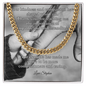 Shop our cuban link chain your kindness and compassion featuring the 18K Yellow Gold Finish style option from MySisterIsASurvivor.