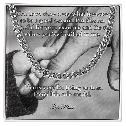 Shop our cuban link chain you have shown me featuring the Stainless Steel style option from MySisterIsASurvivor.
