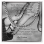 Shop our cuban link chain your wisdom has been a guiding light featuring the Stainless Steel style option from MySisterIsASurvivor.