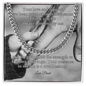 Shop our cuban link chain your love and support featuring the Stainless Steel style option from MySisterIsASurvivor.