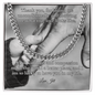 Shop our cuban link chain thank you for loving me featuring the Stainless Steel style option from MySisterIsASurvivor.