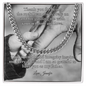 Shop our cuban link chain thank you for being the rock featuring the Stainless Steel style option from MySisterIsASurvivor.