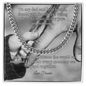 Shop our cuban link chain to my dad and best friend featuring the Stainless Steel style option from MySisterIsASurvivor.
