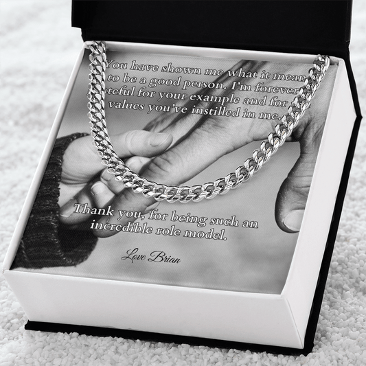 Shop our cuban link chain you have shown me featuring the Stainless Steel style option from MySisterIsASurvivor.