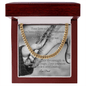 Shop our premium cuban link chain your love and support from MySisterIsASurvivor.