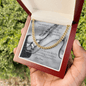 Shop our premium cuban link chain your strength and wisdom from MySisterIsASurvivor.