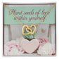 Plant Seeds Of Love Within Yourself: Interlocking Hearts Necklace - Mental Health Gift, Self-Love, Anxiety, PTSD Support