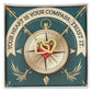 Your Heart Is Your Compass; Trust It: Interlocking Hearts Necklace - Mental Health Gift, Self-Love, Anxiety, PTSD Support