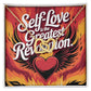 Self-Love Is The Greatest Revolution: Interlocking Hearts Necklace - Mental Health Gift, Self-Love, Anxiety, PTSD Support