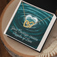 Your Courage Creates Ripples Of Love: Interlocking Hearts Necklace - Mental Health Gift, Self-Love, Anxiety, PTSD Support