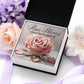 Peace Blooms Where Love Is Planted: Interlocking Hearts Necklace - Mental Health Gift, Self-Love, Anxiety, PTSD Support