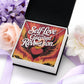 Self-Love Is The Greatest Revolution: Interlocking Hearts Necklace - Mental Health Gift, Self-Love, Anxiety, PTSD Support