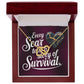 Every Scar Tells A Story: Interlocking Hearts Necklace - Mental Health Gift, Self-Love, Anxiety, PTSD Support