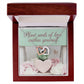 Plant Seeds Of Love Within Yourself: Interlocking Hearts Necklace - Mental Health Gift, Self-Love, Anxiety, PTSD Support