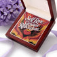 Self-Love Is The Greatest Revolution: Interlocking Hearts Necklace - Mental Health Gift, Self-Love, Anxiety, PTSD Support
