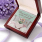 Plant Seeds Of Love Within Yourself: Interlocking Hearts Necklace - Mental Health Gift, Self-Love, Anxiety, PTSD Support