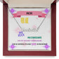 Mom, you are my rock, my confidante, and my biggest cheerleader. I am so grateful to have you as my mother. - Custom Name Necklace