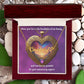 Mom, Your Love Is a Beacon - Customizable Name Necklace + Heart Charm for Moms