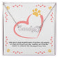 Custom paw print name necklace for dog moms, a reminder of companionship, comfort, and the healing power of paws.