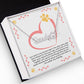 Personalized Paw Print Name Necklace - Message from Your Dog: "Your smile is my favorite thing..."