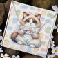 Ragdoll Cat - Personalized Name Necklace + Paw Print