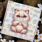 Persian Cat - Personalized Name Necklace + Paw Print