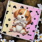 Beagle Dog - Personalized Name Necklace W/Paw Print Symbol - Custom Therapy Animal Jewelry & Keepsake