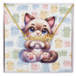 Balinese Cat - Personalized Name Necklace + Paw Print