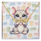 Egyptian Mau Cat - Personalized Name Necklace + Paw Print