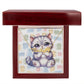 British Shorthair Cat - Personalized Name Necklace + Paw Print