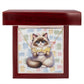 Birman Cat - Personalized Name Necklace + Paw Print