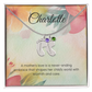 Engraved Baby Feet Necklace with Birthstone – A Mother's Love: A Never-Ending Embrace | Perfect Gift for New Moms