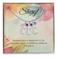 Engraved Baby Feet Necklace with Birthstone – Motherhood's Power of Resilience, Patience & Grace | Gift for New Moms