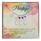 Engraved Baby Feet Necklace with Birthstone – A Mother's Heart: A Place of Love, Comfort & Encouragement | Perfect Gift for New Moms
