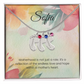 Engraved Baby Feet Necklace with Birthstone – Motherhood: Endless Love & Hope | Perfect Gift for New Moms