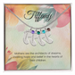 Engraved Baby Feet Necklace with Birthstone – Architects of Dreams: Love, Hope & Belief | Ideal Gift for Moms & New Moms