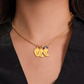 Engraved Baby Feet Necklace with Birthstone – Every Day of Motherhood: Filled with Love & Laughter | Gift for New Moms