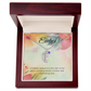 Engraved Baby Feet Necklace with Birthstone – A Mother's Presence: Calm in the Storm & Unwavering Love | Gift for New Moms