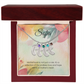Engraved Baby Feet Necklace with Birthstone – Motherhood: Endless Love & Hope | Perfect Gift for New Moms