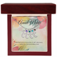 Engraved Baby Feet Necklace with Birthstone – Journey of Self-Discovery & Boundless Love | Gift for New Moms