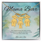 Custom keepsake necklace – engraved kids name charm saying “Your Heart Knows The Way Home”