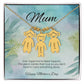 Even supermoms need support engraved kids charm necklace custom encouragement gift for mom - MySisterIsASurvivor