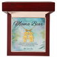 Custom keepsake necklace – engraved kids name charm saying “Your Heart Knows The Way Home”