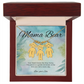 Custom keepsake necklace – engraved kids name charm saying “Your Heart Knows The Way Home”