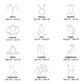 Radiant Zodiac Symbol Necklace - Neon