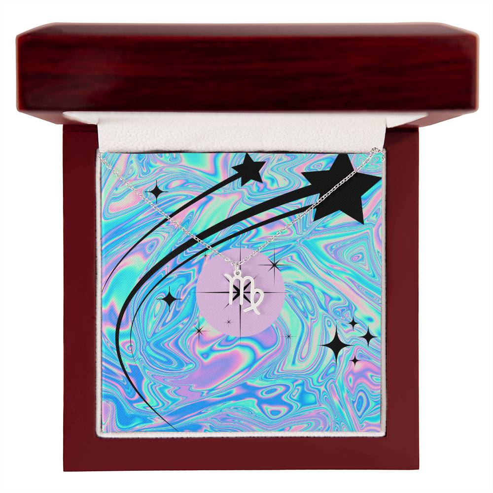 Radiant Zodiac Symbol Necklace - Multicolor