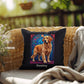 Light Golden Retriever personalized indoor/outdoor pillow, dog lover home or patio throw